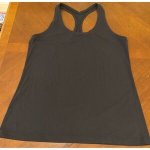Lululemon Cool Racerback Tank Nulu Black Women's size 12/14